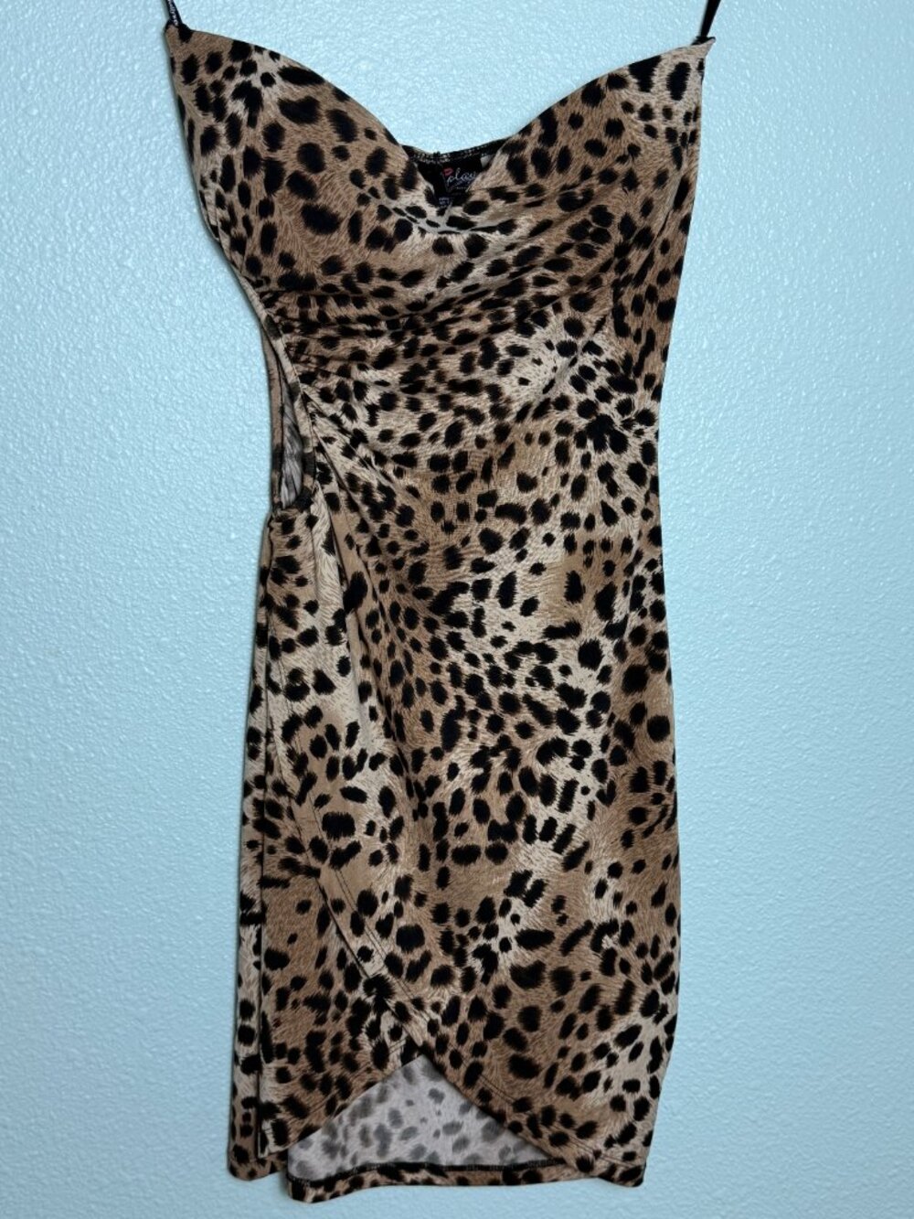 NWT Forplay Leoprard Bodycon Cutout Mini Dress Size Small - Picture 3 of 9